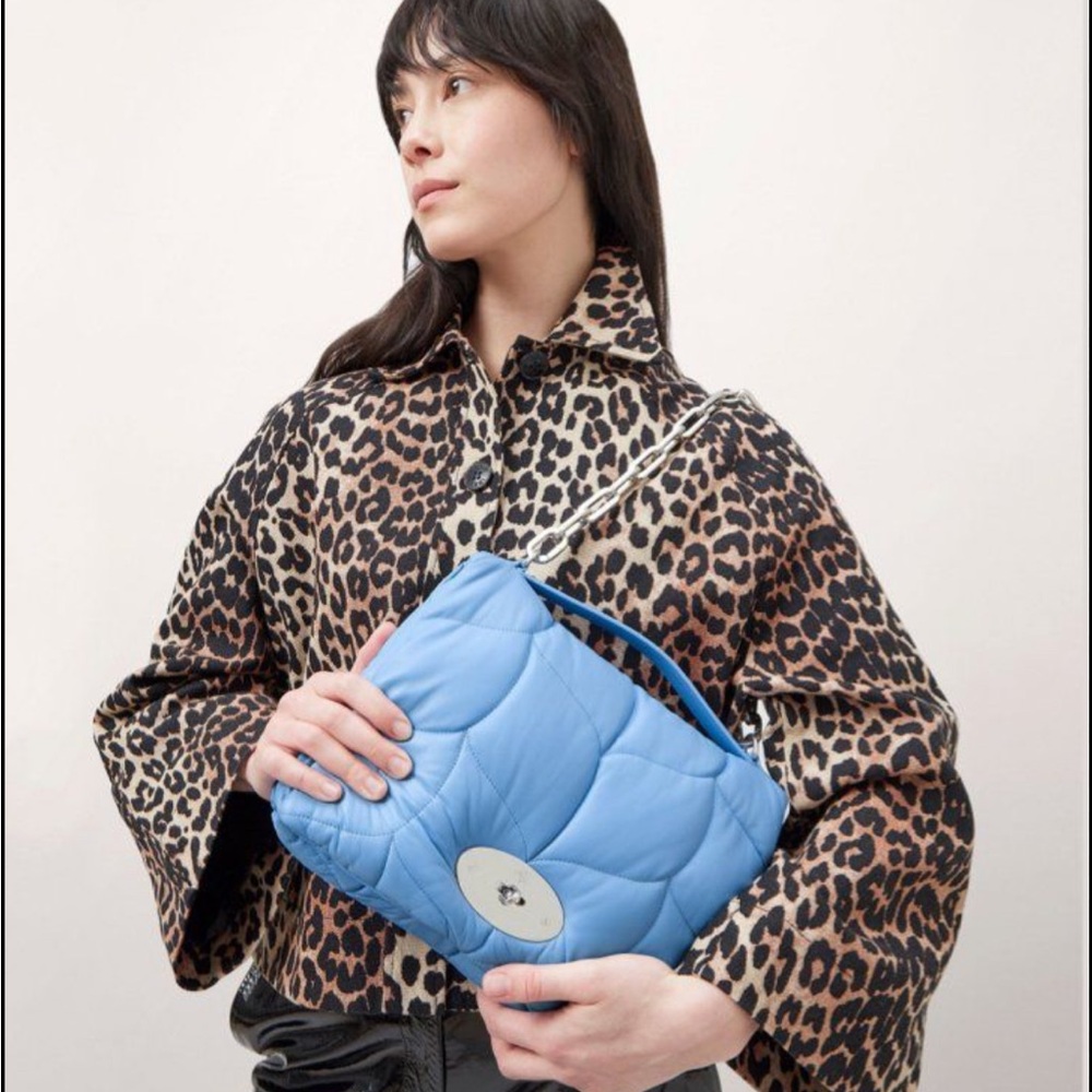 Mulberry Softie Leather Bag, Blue
